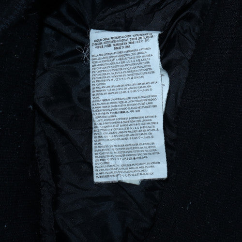 Vans Men's Black Herringbone Wool Blend Bomber Jacket Size M - Image 6