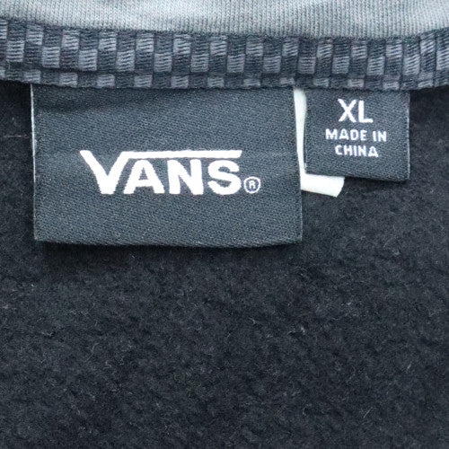 Vans Men's Black XL Full Zip Hoodie Sweatshirt - Image 5