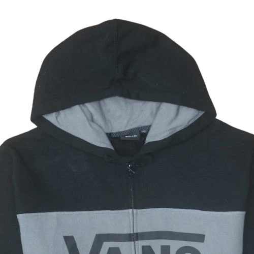 Vans Men's Black XL Full Zip Hoodie Sweatshirt - Image 8