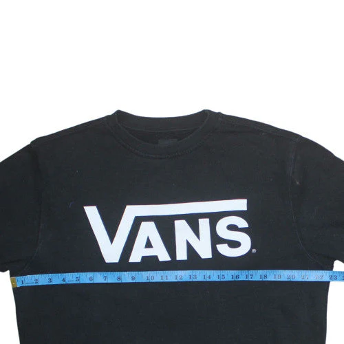 Vans Mens Black XS Pullover Crew Neck Sweatshirt - Image 2