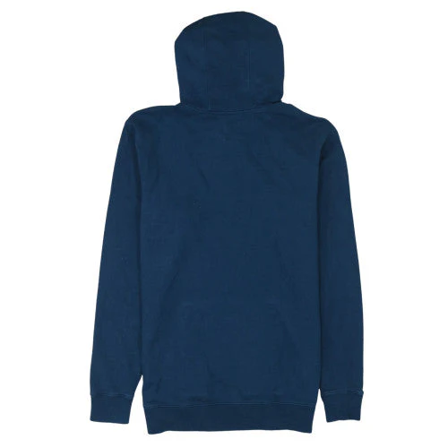 Vans Mens Blue Pullover Hoodie Small Regular Fit Cotton Fleece Logo - Image 4
