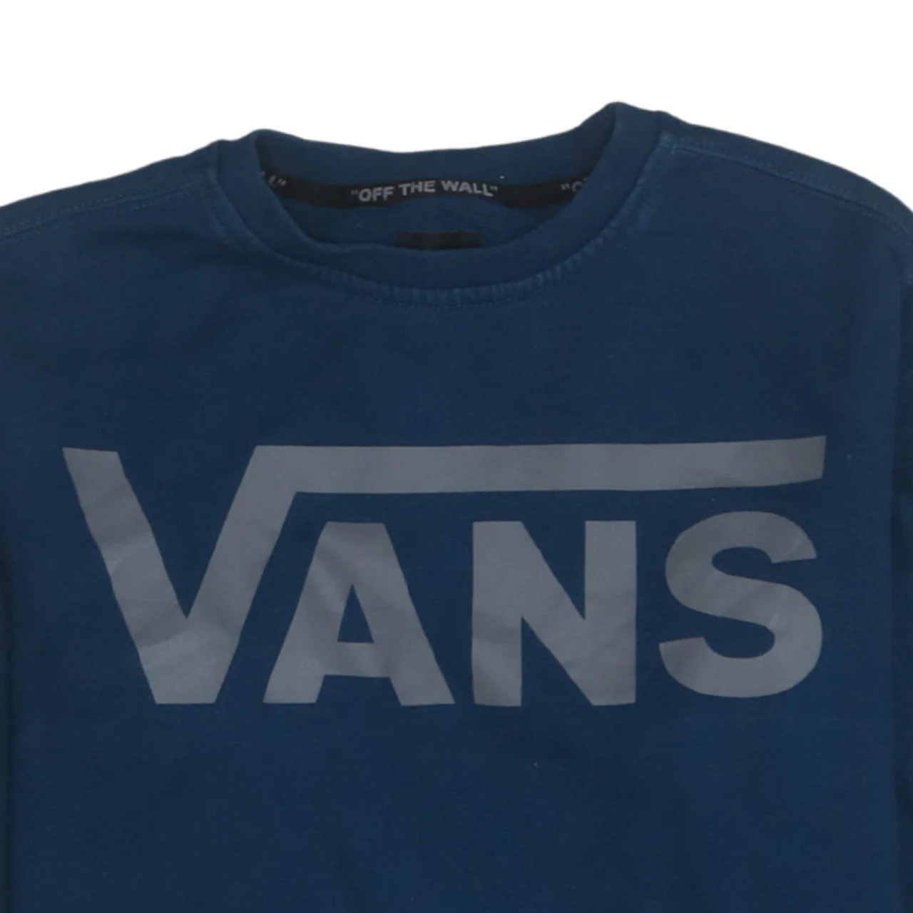 Vans Men's Blue XS Pullover Crew Neck Graphic Sweatshirt - Image 7