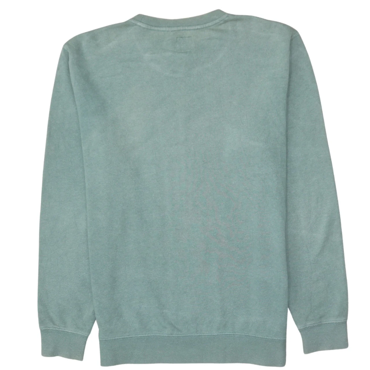 Vans Mens Green Pullover Crew Neck Fleece Sweatshirt Medium - Image 4