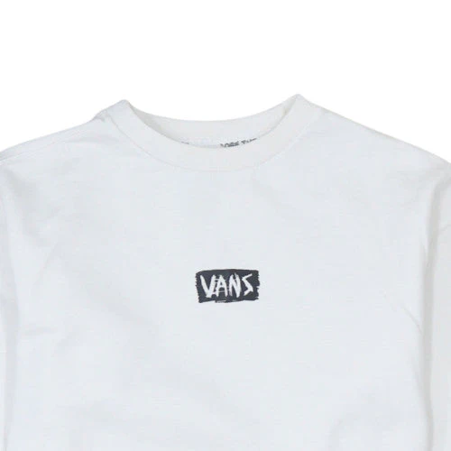 Vans Men's White XS Crew Neck Pullover Sweatshirt Graphic Logo - Image 7