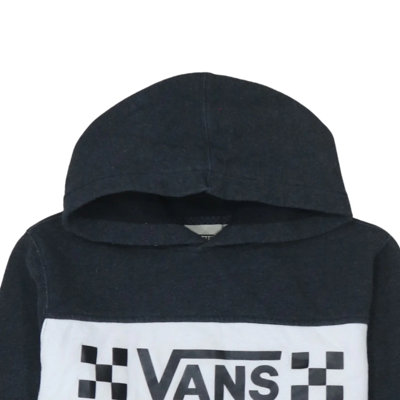 Vans Teens Black Pullover Hoodie L Fleece Graphic Print - Image 7