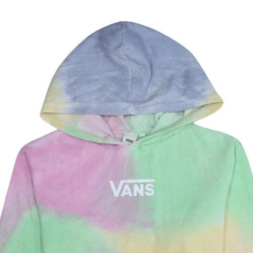 Vans Women’s Multicoloured Tie Dye Pullover Hoodie Size M - Image 7