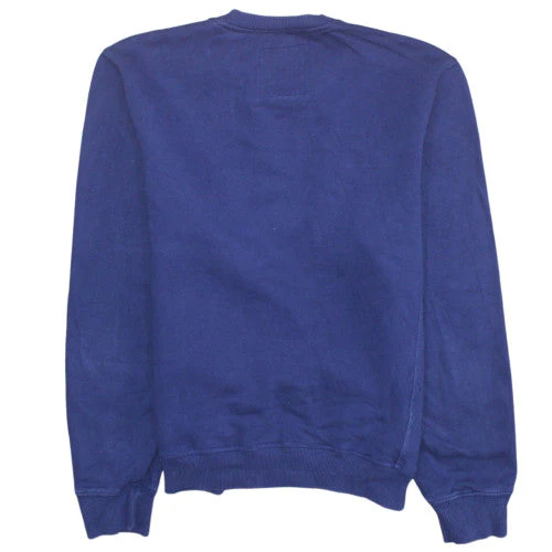Vans Women's Blue Crew Neck Pullover Sweatshirt Medium - Image 3