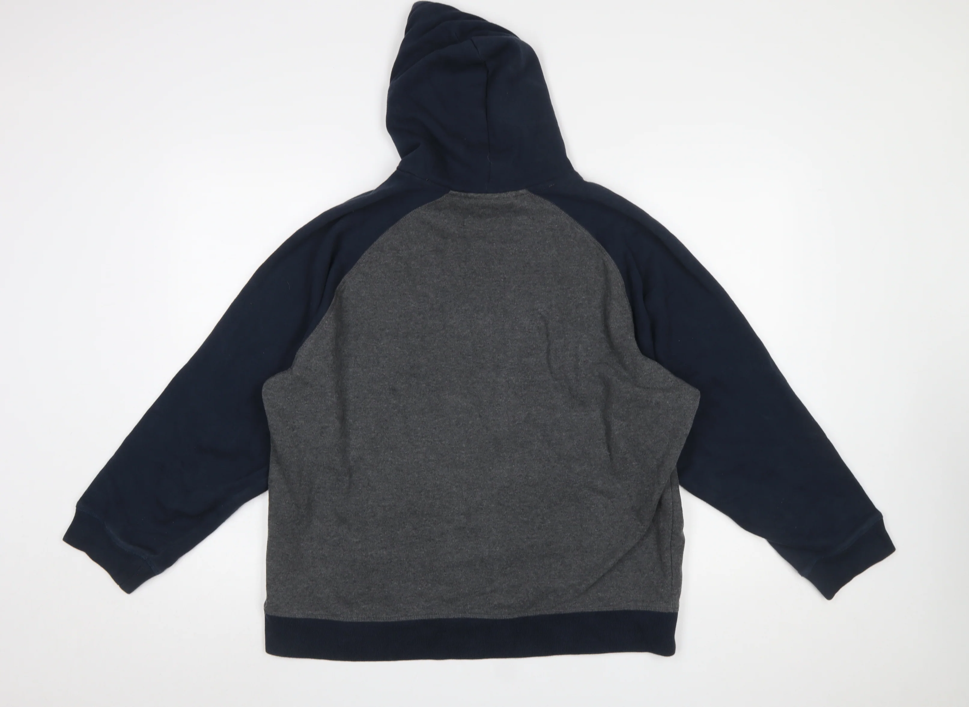 vanVaan Women’s Grey & Navy Pullover Hoodie XL Relaxed Fit Casual - Image 3
