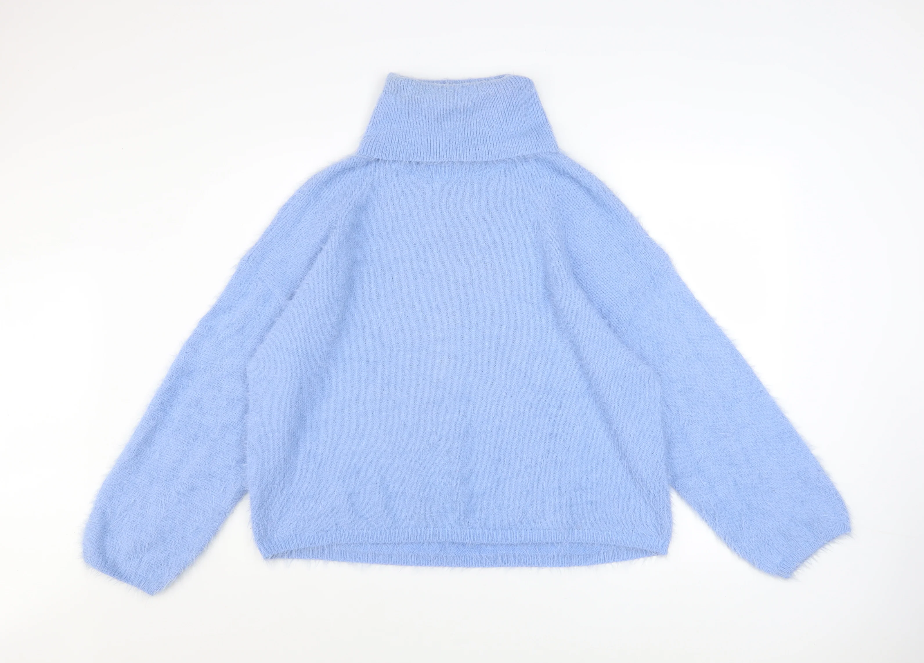 Vero Moda Women’s Blue Roll Neck Long Sleeve Pullover Jumper XL