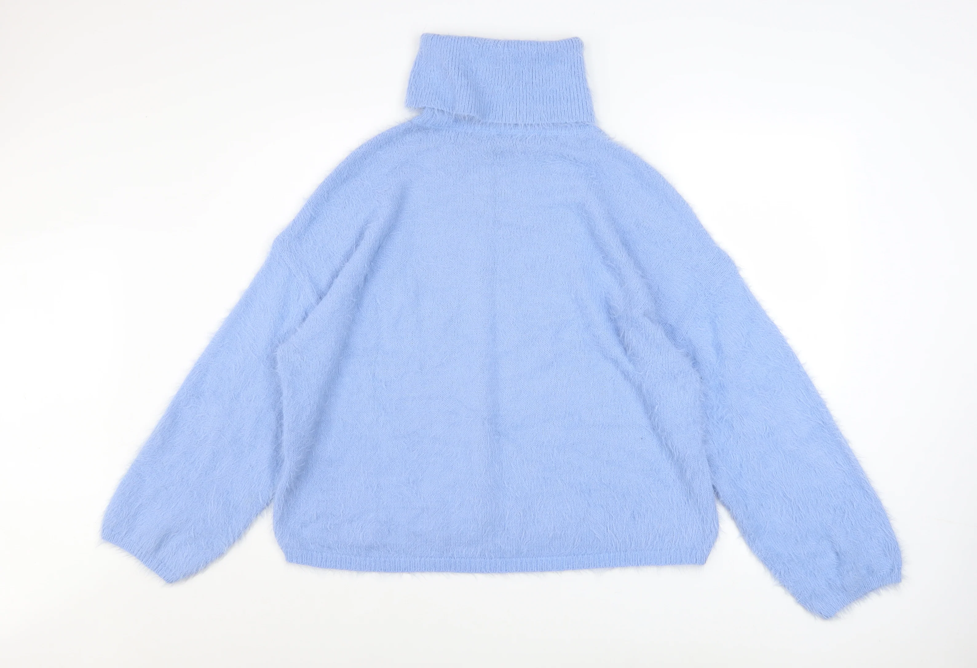 Vero Moda Women’s Blue Roll Neck Long Sleeve Pullover Jumper XL - Image 3