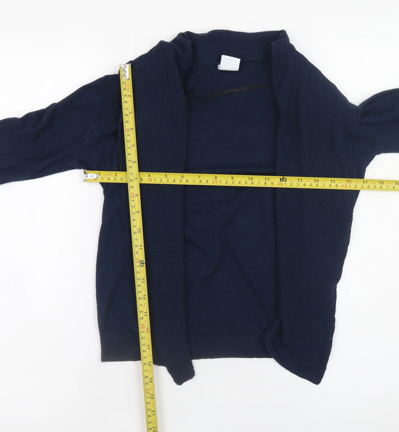 Vero Moda Women's Blue Knit Long Sleeve Open Cardigan XS - Image 2
