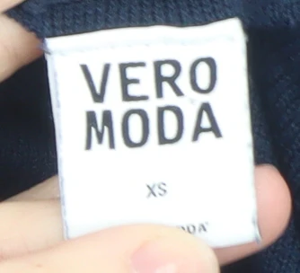 Vero Moda Women's Blue Knit Long Sleeve Open Cardigan XS - Image 4