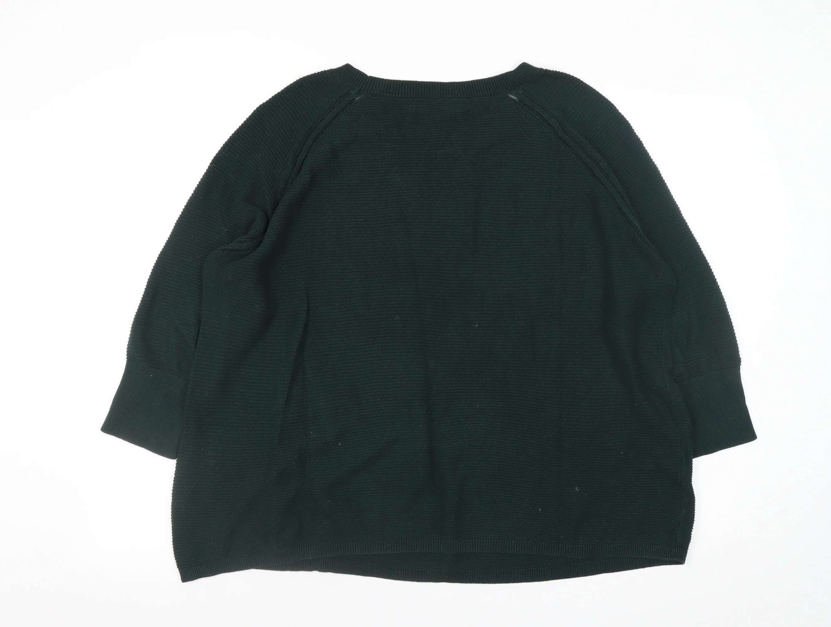 Vero Moda Womens Green L Relaxed Knit Pullover Jumper - Image 3
