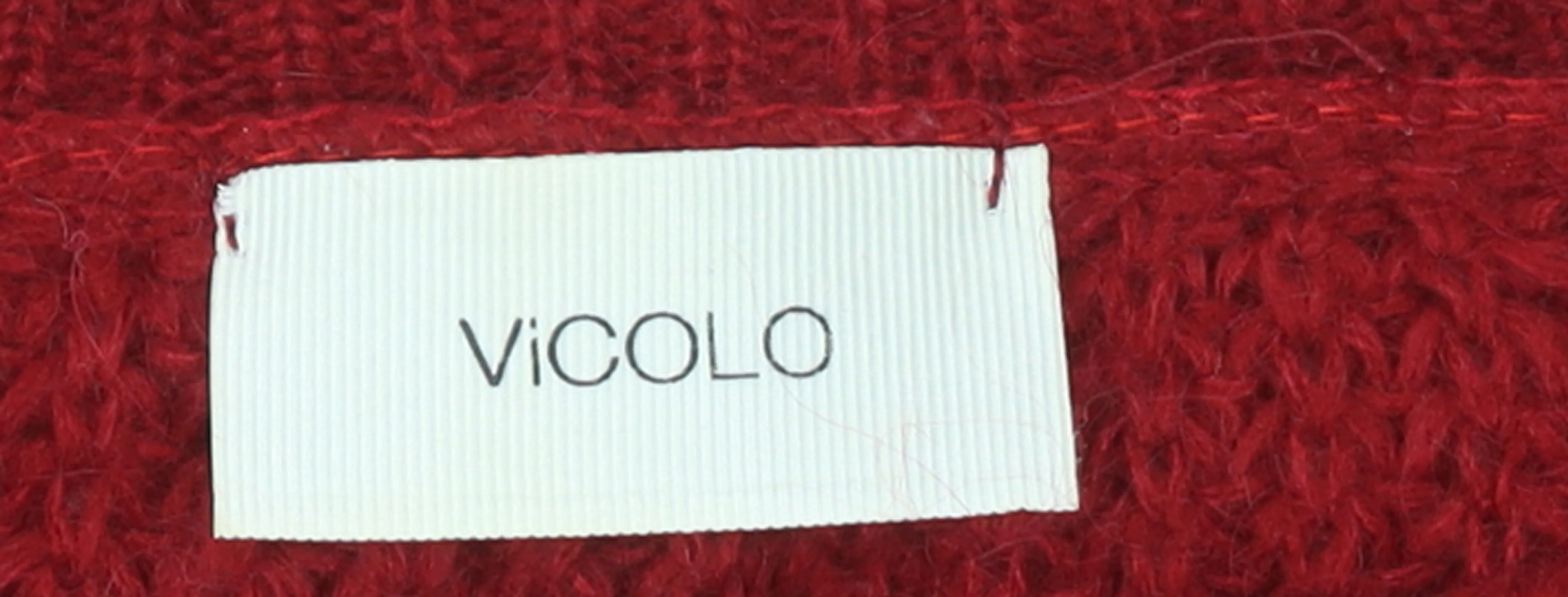 Vicolo Women's Red Chunky Knit Mohair Pullover Jumper Size S - Image 4