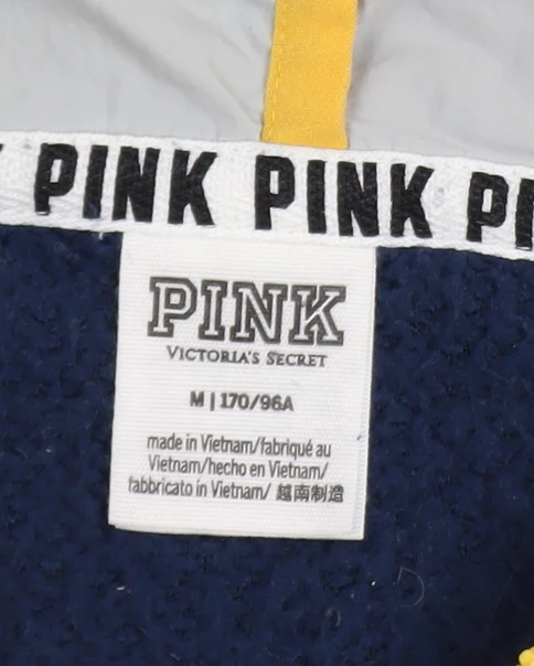 Victoria's Secret PINK Women's Blue Hooded Pullover Sweatshirt Size 12 - Image 4