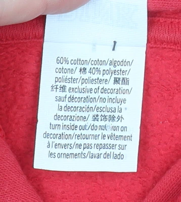 Victoria's Secret Pink Women's Red XS Hooded Zip Jacket - Image 4