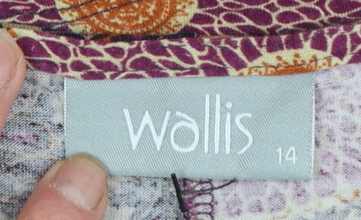 Wallis Women's Multicoloured Geometric Shift Dress Size 14 - Image 5