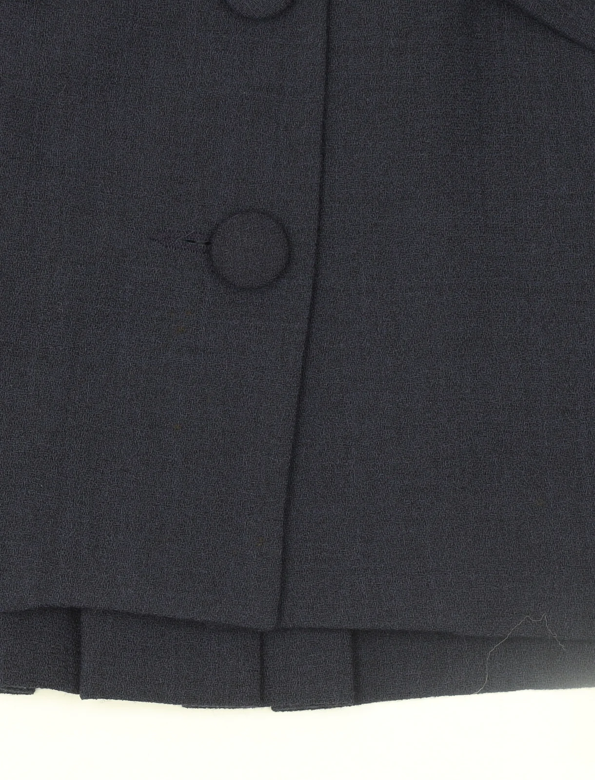Warehouse Women Navy Wool Blend Belted Blazer UK 10 - Image 5