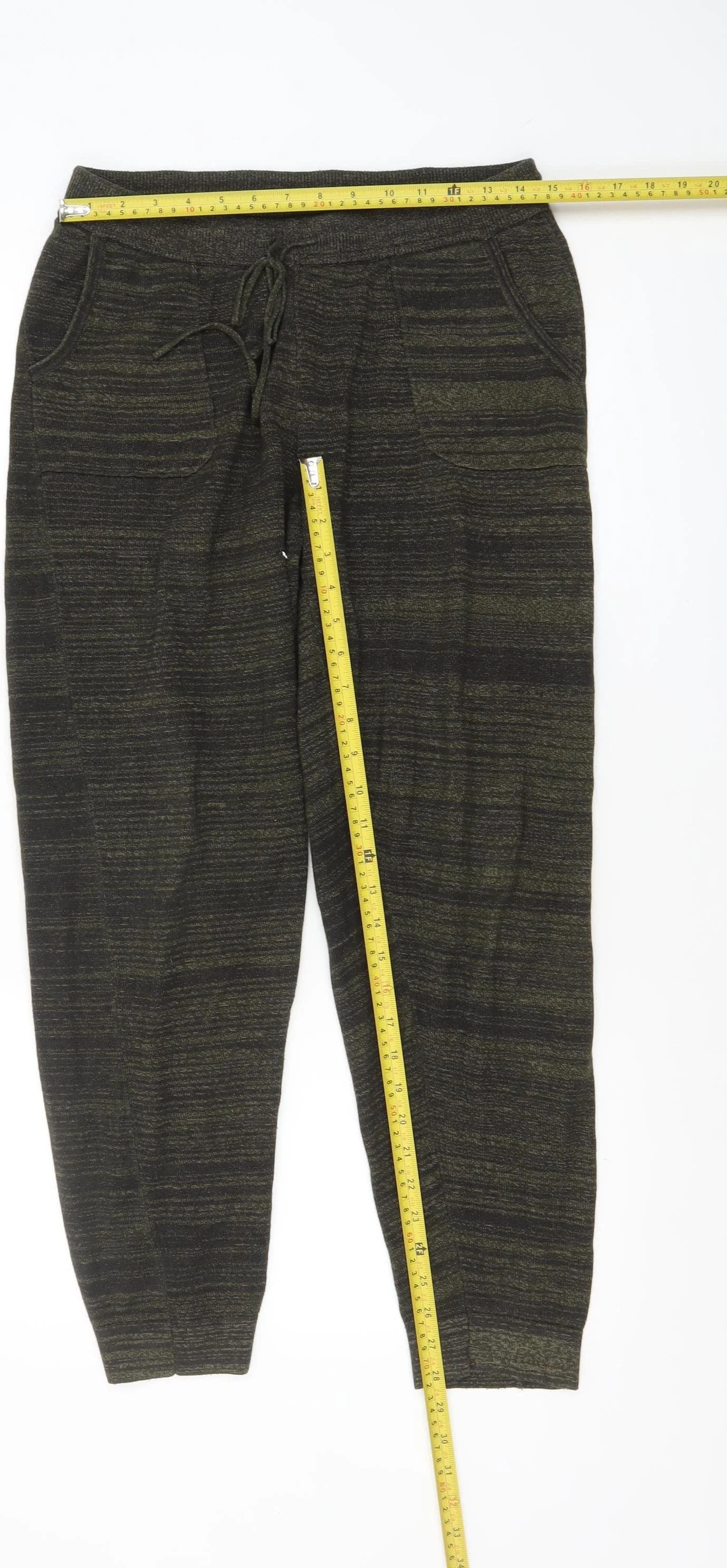 Warehouse Women's Black Jogger Trousers Size M Cotton Blend - Image 2