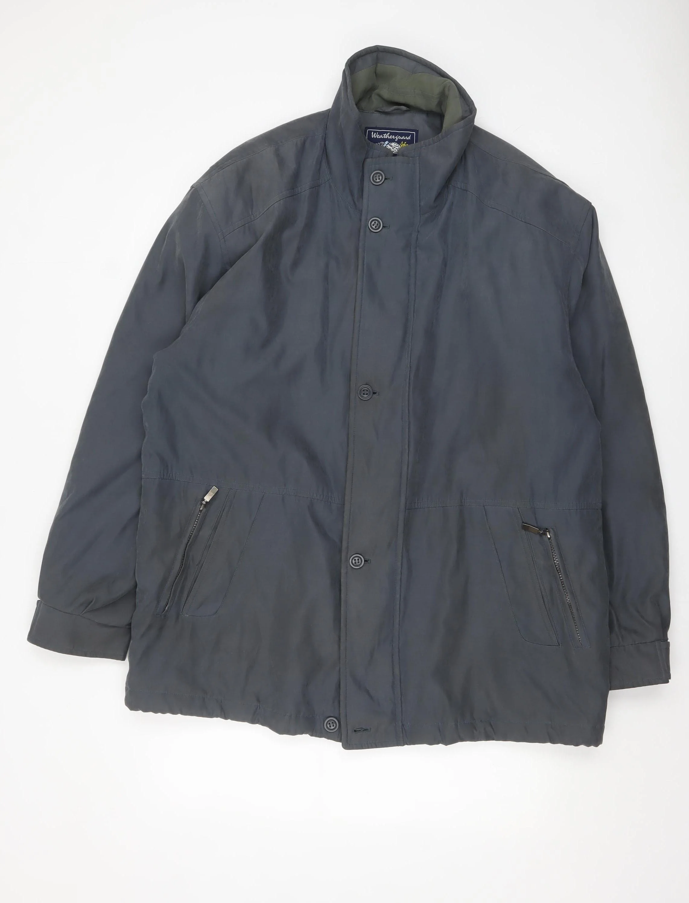 Weatherguard by Greenwoods Men's Grey L Lined Water Resistant Jacket