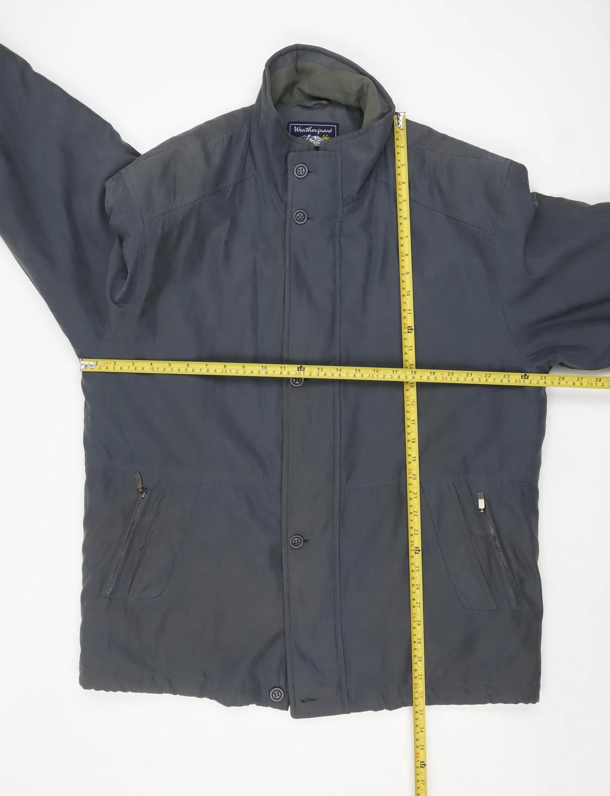 Weatherguard by Greenwoods Men's Grey L Lined Water Resistant Jacket - Image 2