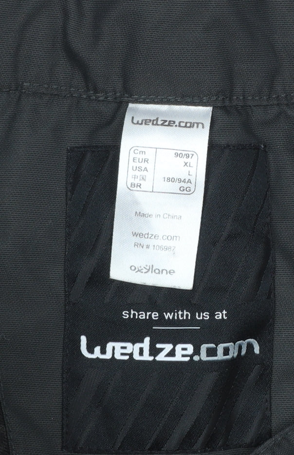Wedze Men's Black XL Snow Pants Waterproof Ski Trousers - Image 4
