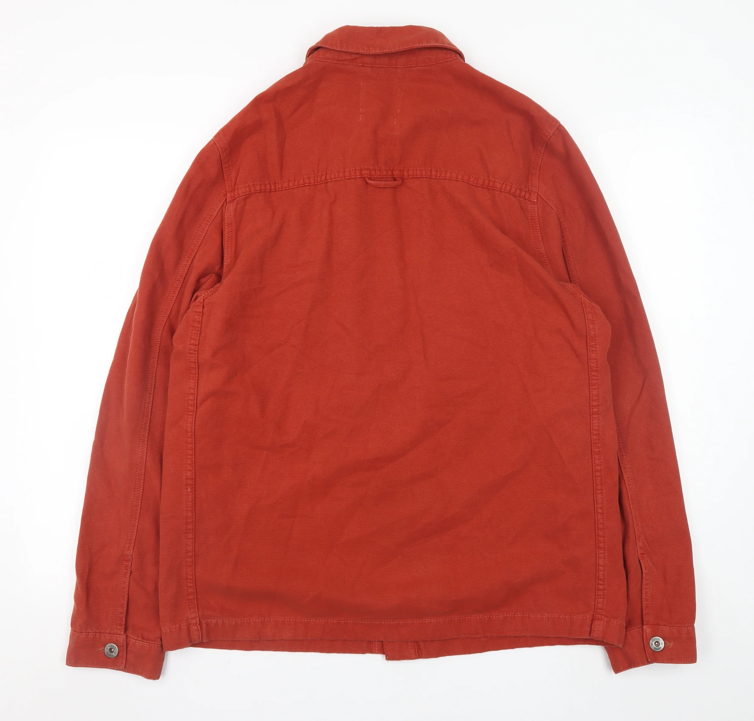White Stuff Men's Red Cotton Long Sleeve Button-Up Casual Shirt Size M - Image 3
