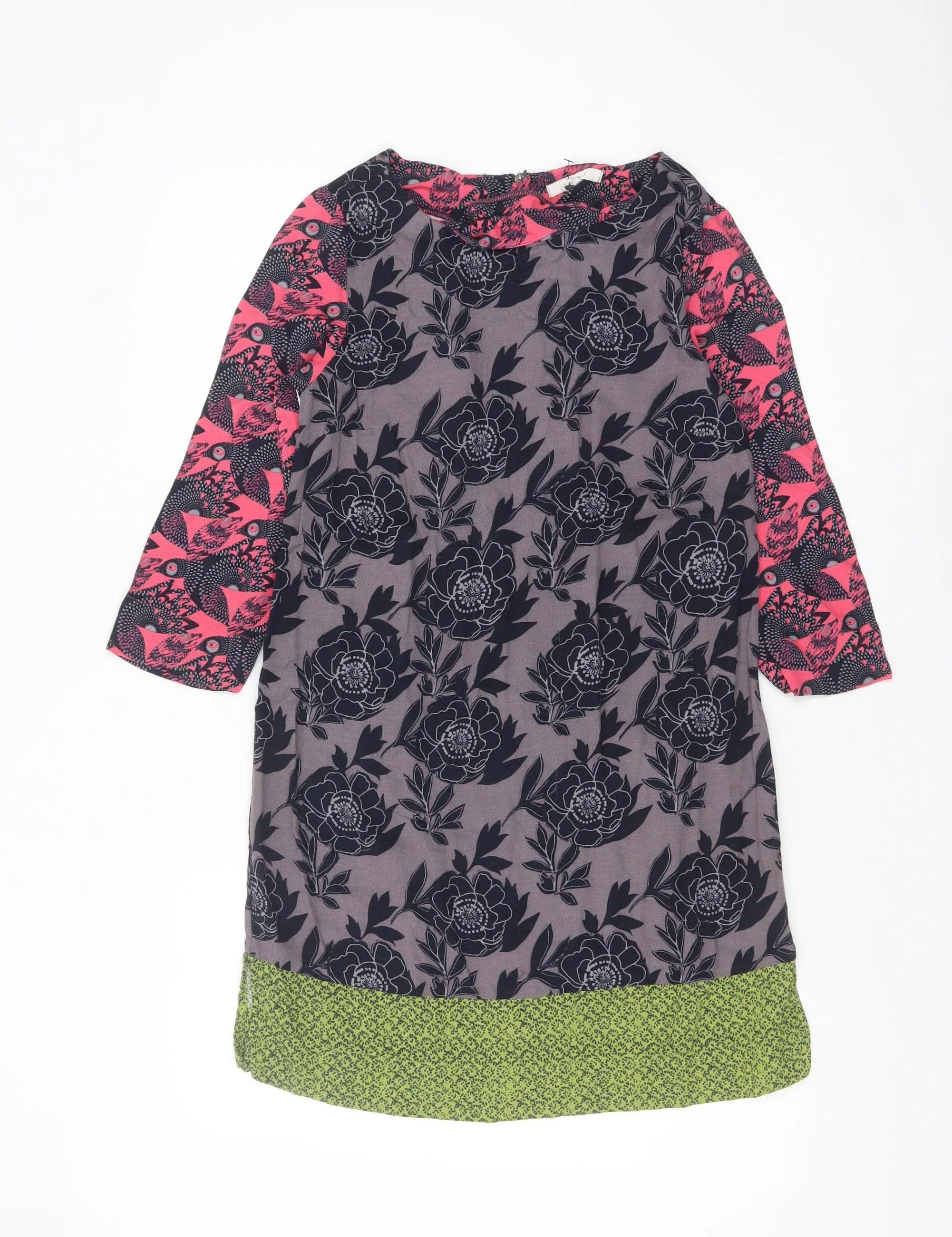White Stuff Women’s Multicoloured Floral Shift Dress Size 6