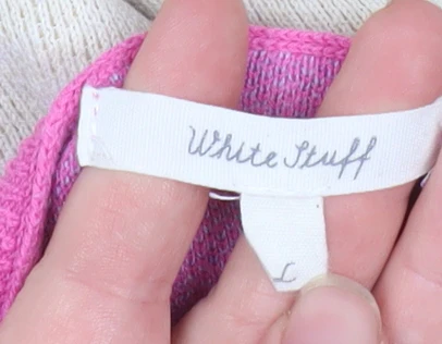 White Stuff Women’s Multicoloured L Striped Crew Neck Cotton Jumper - Image 4