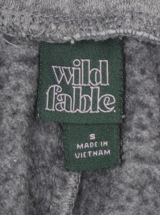 Wild Fable Women’s Grey Fleece Sweatpants Size S Elastic Waist - Image 4