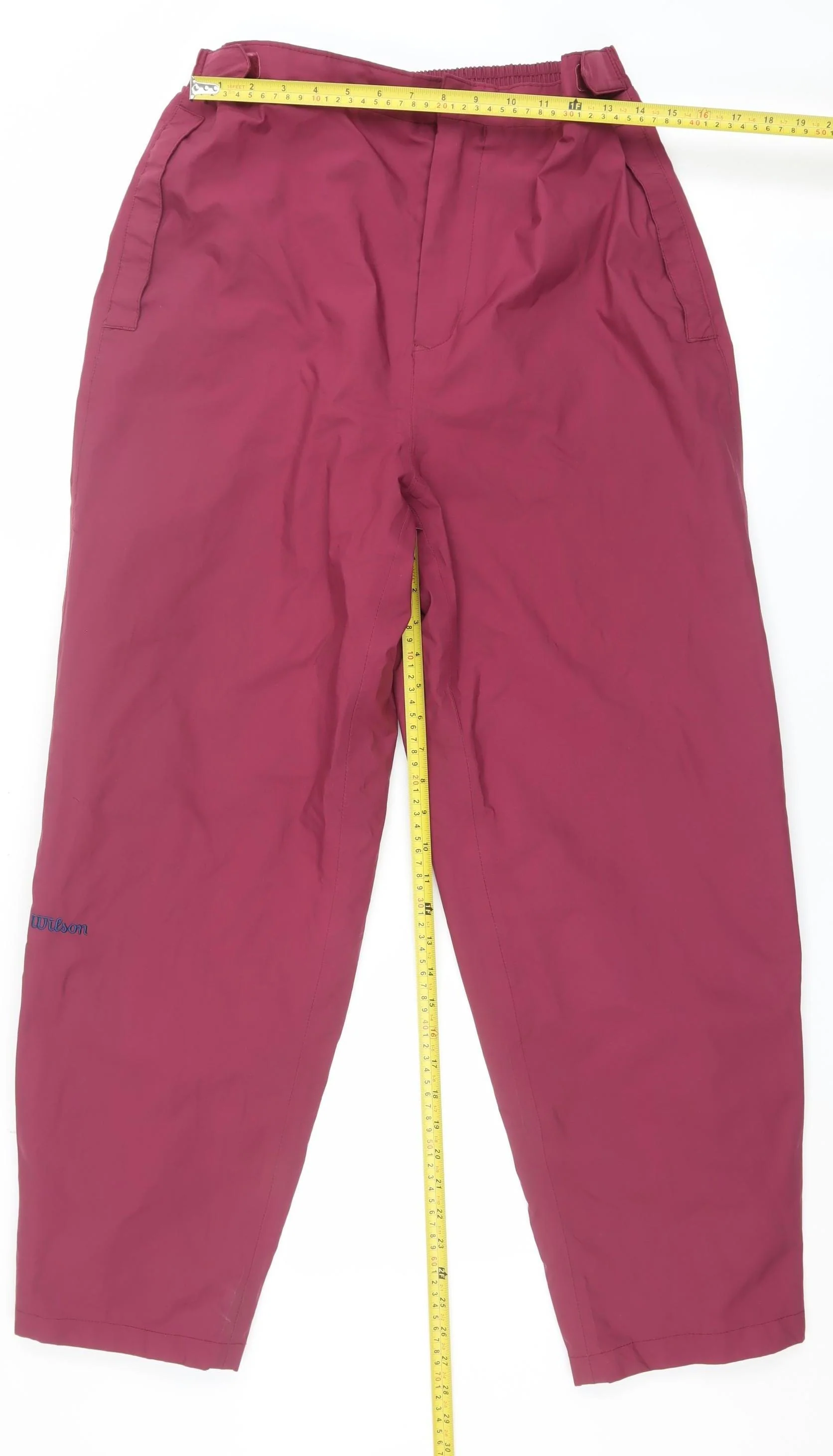 Wilson Women’s Pink Waterproof Sports Trousers Size L Polyester - Image 2