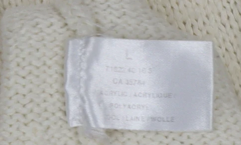 Windsmoor Women Ivory Full Zip High Neck Wool Blend Jumper L - Image 5