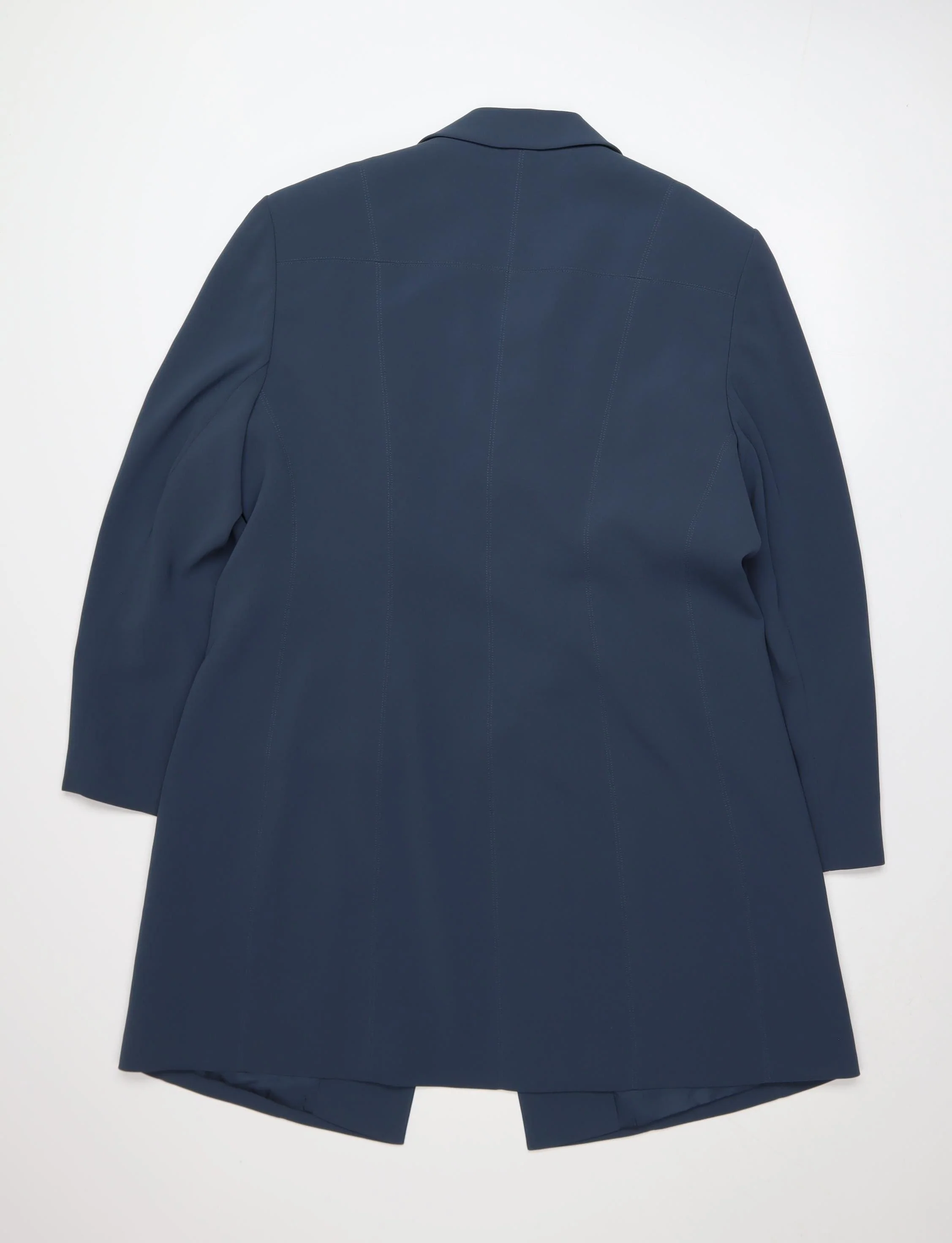 Windsmoor Women's Blue Long Classic Overcoat Size 18 - Image 3