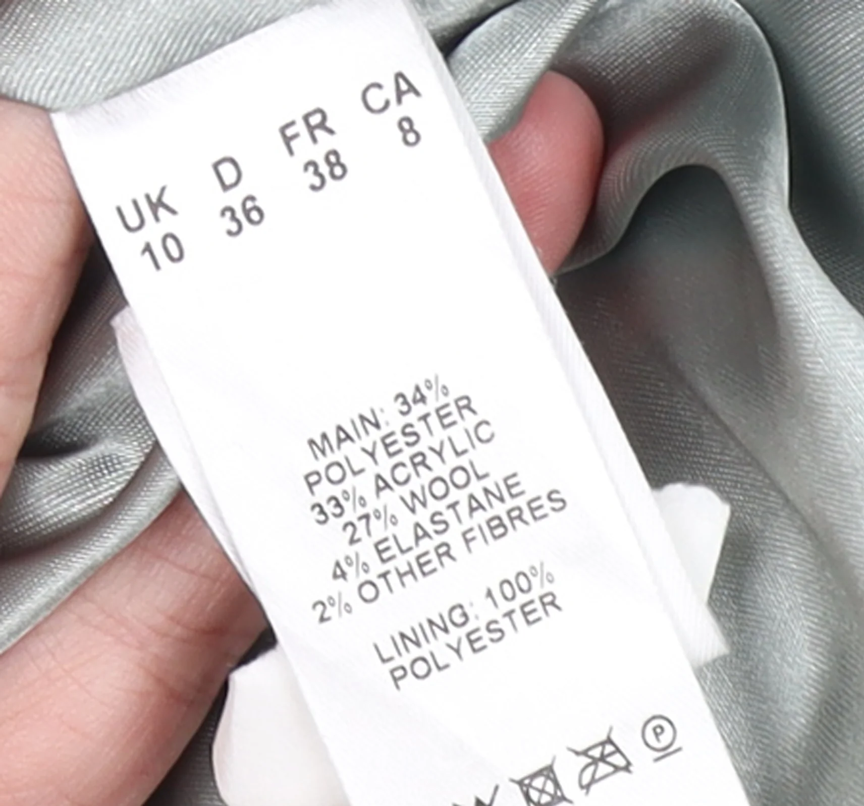 Windsmoor Womens Grey Long Belted Wool Blend Trench Coat Size 10 - Image 5