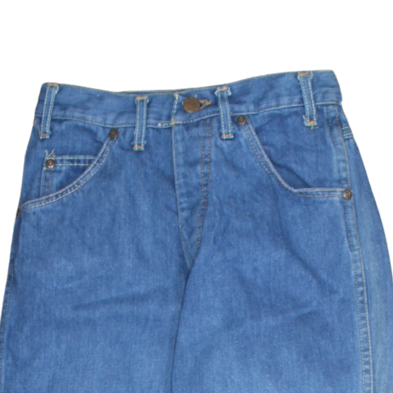Wrangler Mens Blue Regular Fit Straight Denim Jeans - Image 8