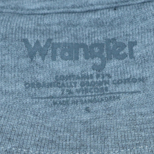 Wrangler Men's Grey Logo Crew Neck Sweatshirt Size M - Image 5