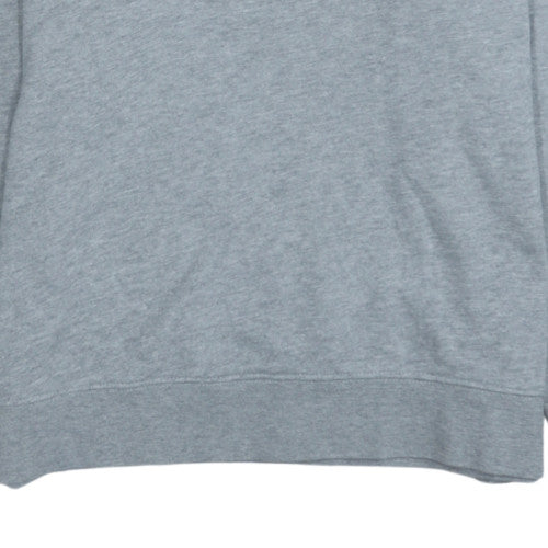 Wrangler Men's Grey Logo Crew Neck Sweatshirt Size M - Image 7