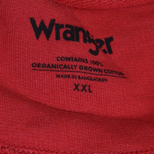 Wrangler Men's Red 2XL Crew Neck Pullover Sweatshirt - Image 5