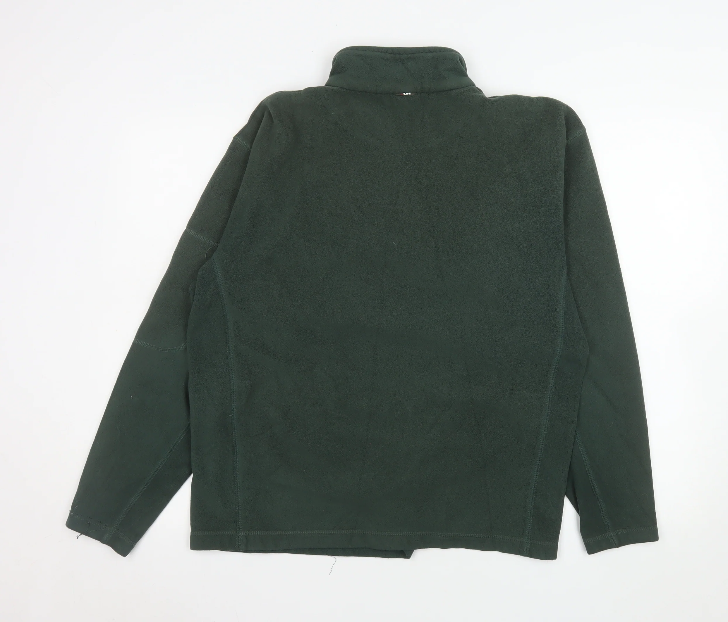 X:Life Men's Green Fleece 1/4 Zip Pullover Sweatshirt M - Image 3