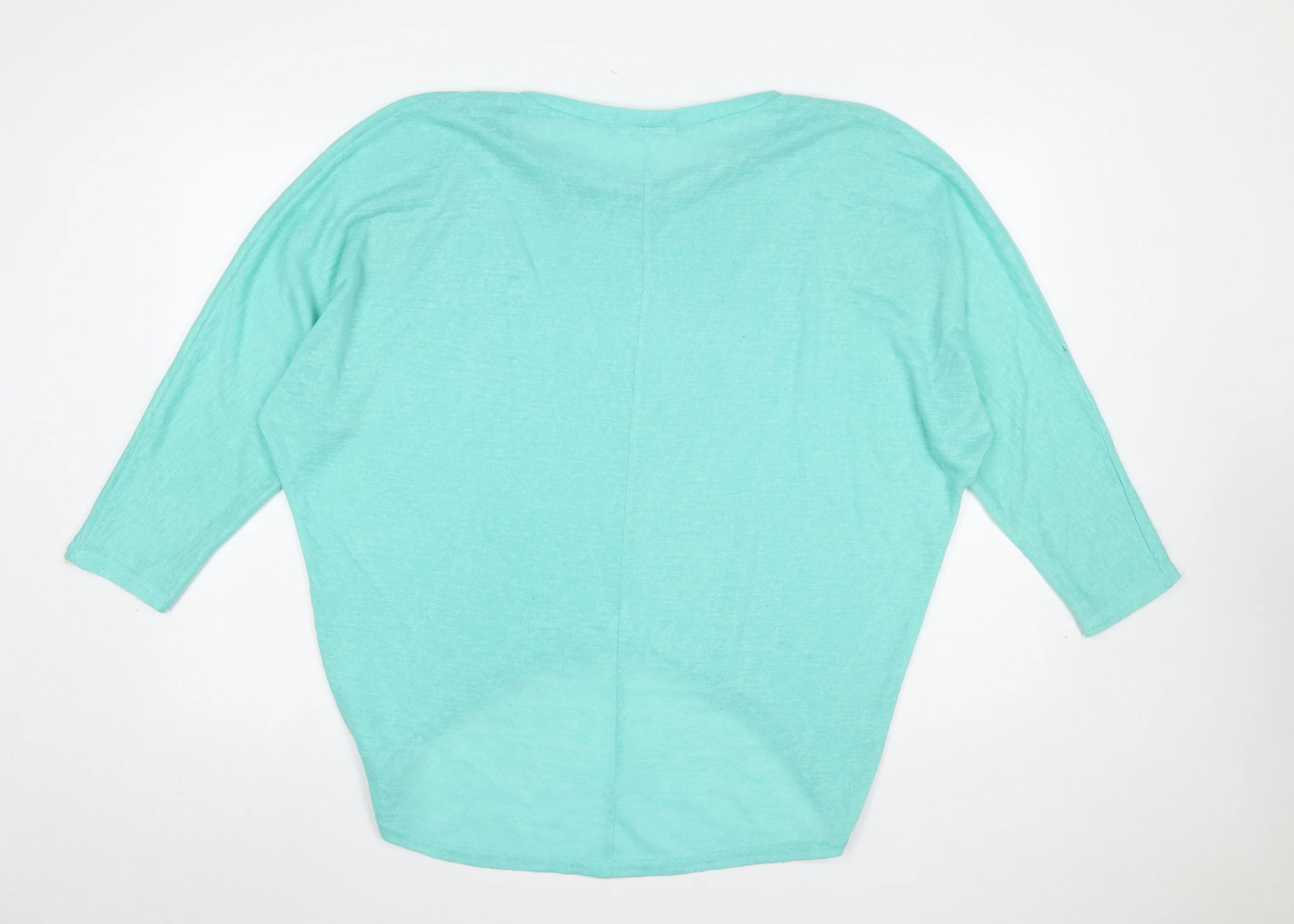 Zanzea Women Green Relaxed 3/4 Sleeve Jersey T-Shirt M - Image 3