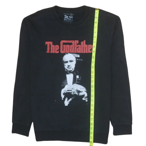 Zara Man Black The Godfather Graphic Pullover Sweatshirt Size L - Image 2