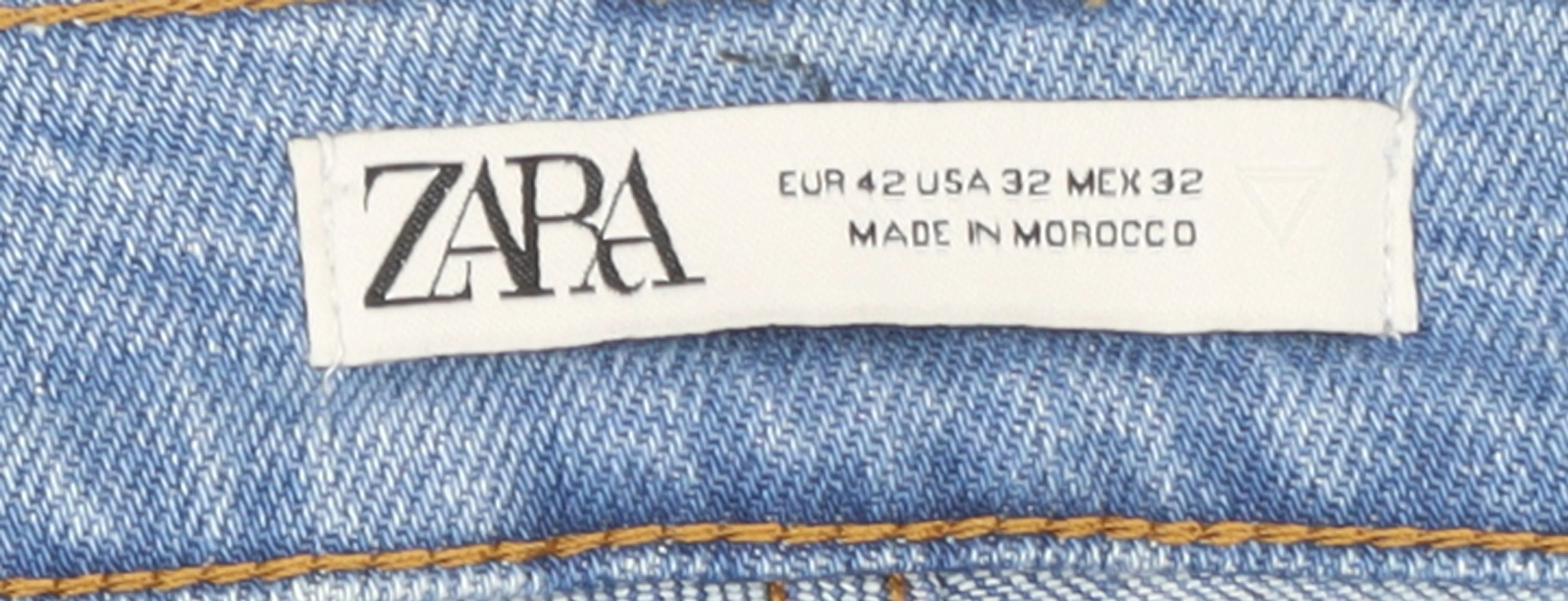 Zara Men’s Light Blue Skinny Denim Jeans Size L 32W Slim Fit - Image 4