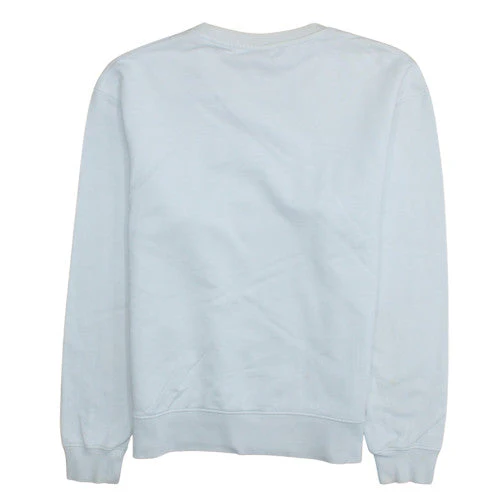 Zara Men’s White Crew Neck Regular Fit Cotton Sweatshirt M - Image 4