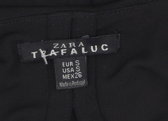 Zara Trafaluc Women's Black Hi-Low Fit & Flare Sleeveless Dress Size S - Image 5