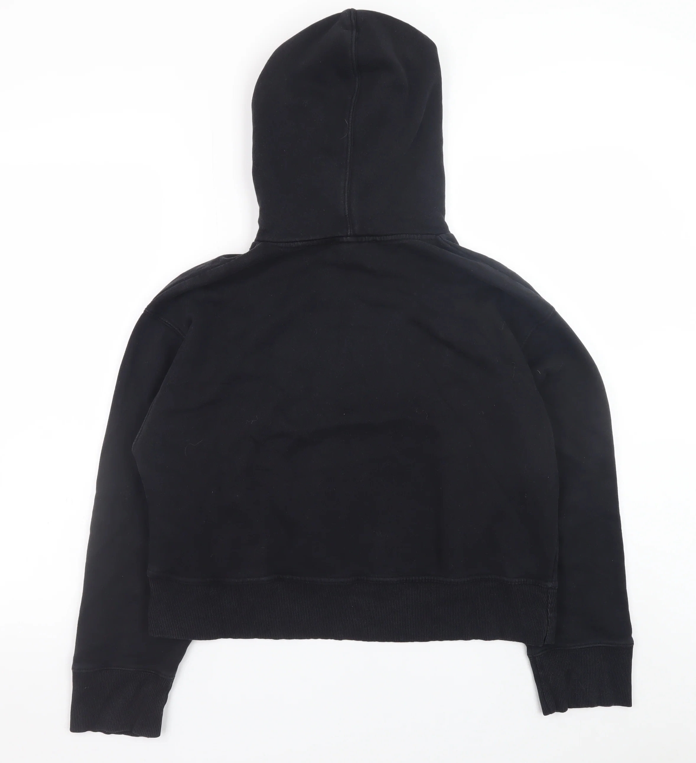 Zara Women Black M Pullover Hoodie Casual Sweatshirt - Image 3