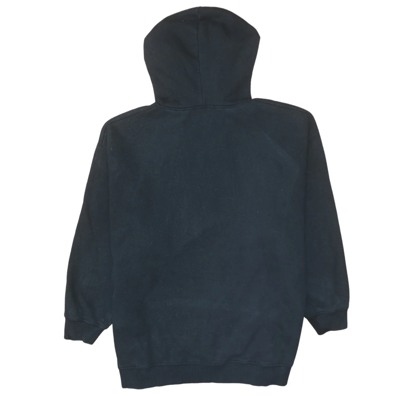 Zara Women Black Pullover Hoodie Graphic Print Long Sleeve Size L - Image 4