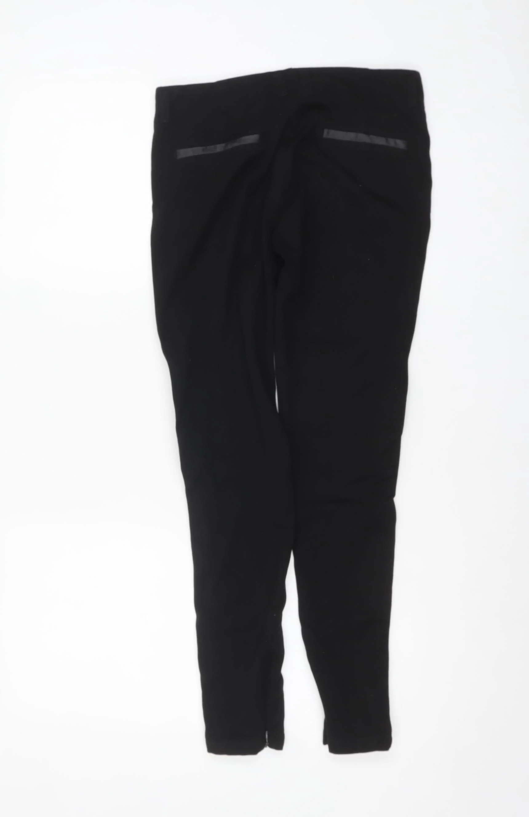 Zara Women Black Slim Fit Jegging Trousers Size 8 - Image 3
